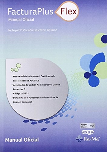 Cover for Facturaplus flex. Manual oficial