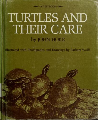 Cover for Turtles and their care.