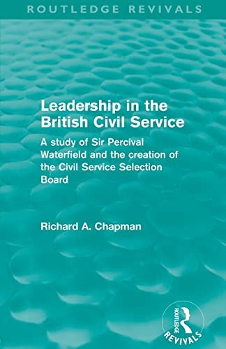 Cover for Leadership in the British Civil Service