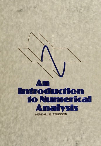 Cover for An introduction to numerical analysis