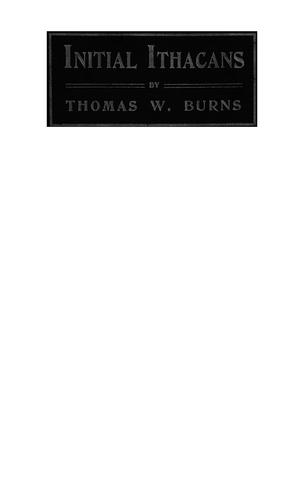 Cover for Initial Ithacans
