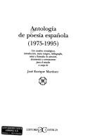 Cover for Antologia de Poesia Española 1975 - 1995 - 43