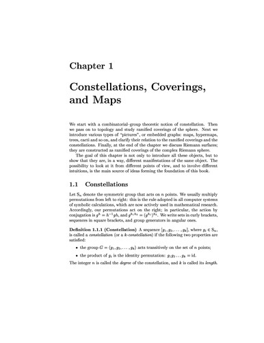 Cover for Graphs on surfaces and their applications