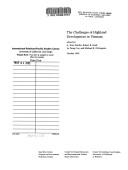 Cover for The challenges of Highland development in Vietnam