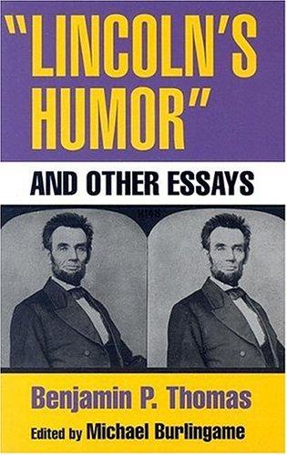 Cover for "Lincoln's Humor" and Other Essays