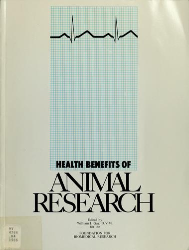 Cover for Health benefits of animal research