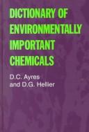 Cover for Dictionary of environmentally important chemicals