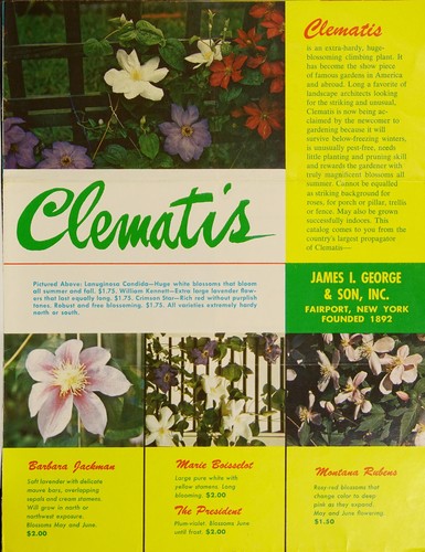 Cover for Clematis