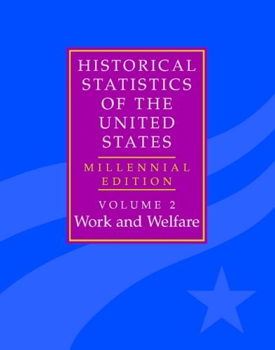 Cover for The Historical Statistics of the United States: Volume 2, Work and Welfare: Millennial Edition (Vol 2)