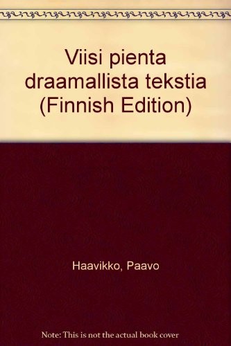 Cover for Viisi pientä draamallista tekstiä