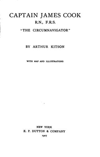 Cover for Captain James Cook, R. N., F.R.S., "the circumnavigator"