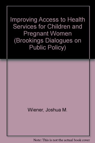 Cover for Improving access to health services for children and pregnant women
