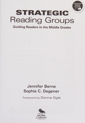 Cover for Strategic reading groups