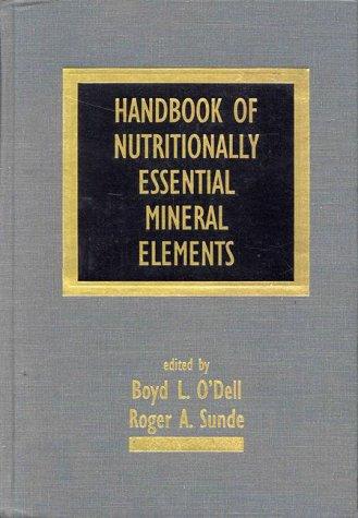 Cover for Handbook of nutritionally essential mineral elements