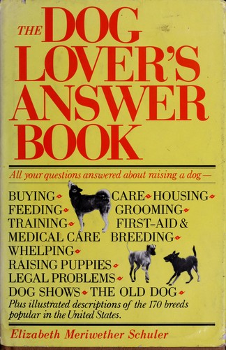 Cover for The dog lover's answer book