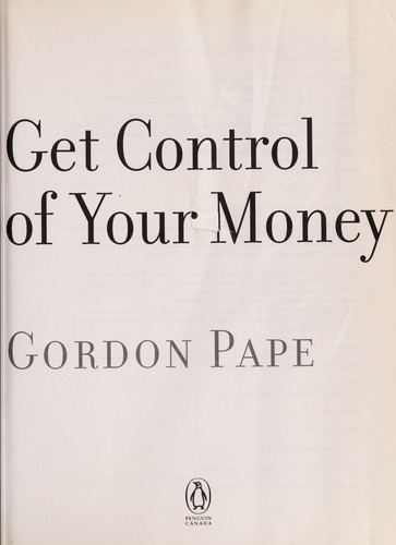 Cover for Get control of your money
