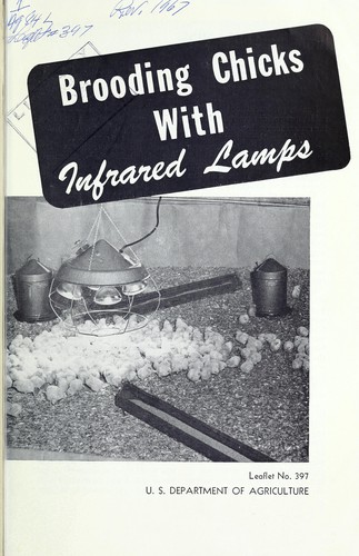 Cover for Brooding chicks with infrared lamps