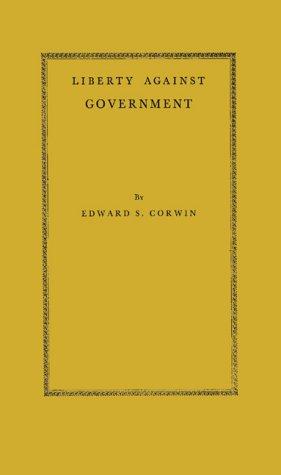 Cover for Liberty Against Government