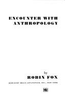 Cover for Encounter with anthropology.