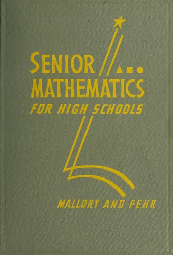 Cover for Senior mathematics for high schools
