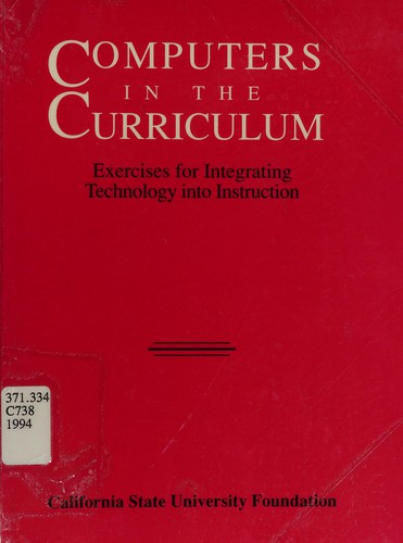 Cover for Computers in the curriculum