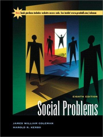 Cover for Social Problems (8th Edition)