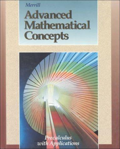 Cover for Advanced Mathematical Concepts