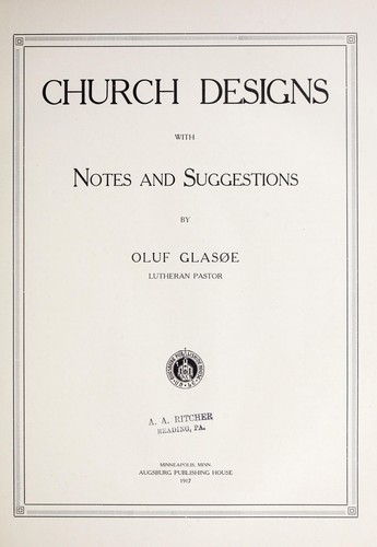 Cover for Church designs