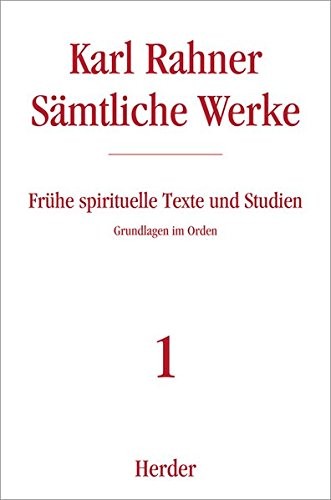 Cover for Sämtliche Werke. : Frühe spirituelle Texte und Studien