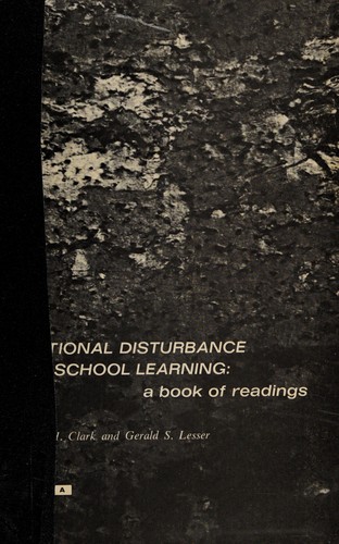 Cover for Emotional disturbance and school learning