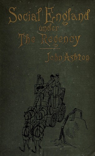 Cover for Social England under the regency.