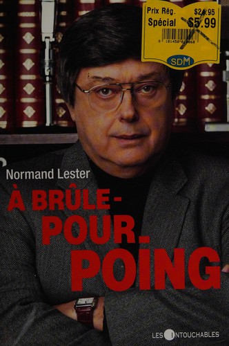 Cover for À brûle-pourpoing