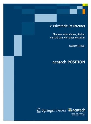 Cover for Privatheit im Internet
