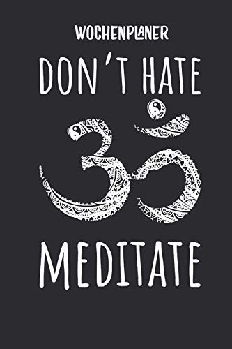 Cover for Wochenplaner mit Yoga Meditation Spruch Om