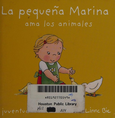 Cover for La pequeña Marina ama los animales