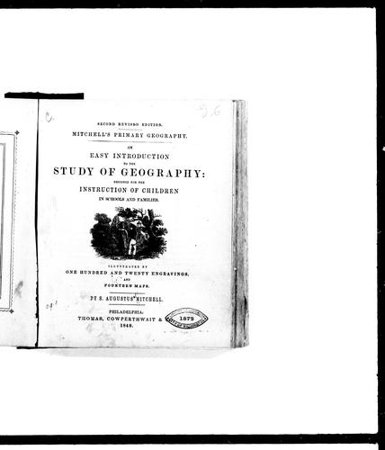 Cover for An easy introduction to the study of geography