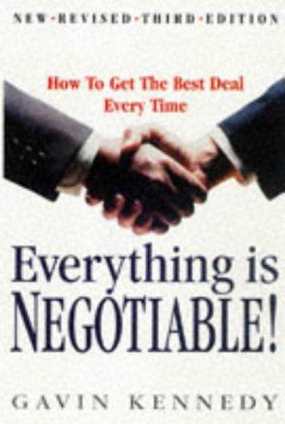 Cover for Everything Is Negotiable