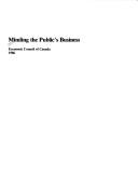 Cover for Minding the public's business.
