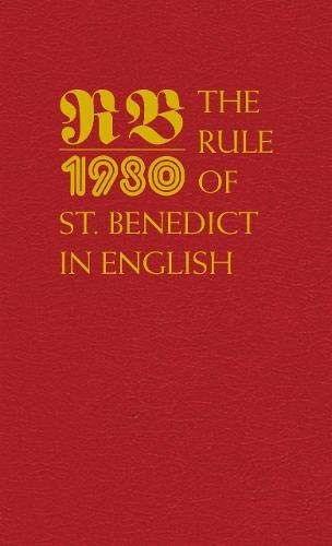 Cover for The Rule of St. Benedict in English