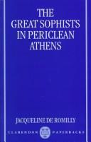 Cover for The great Sophists in Periclean Athens