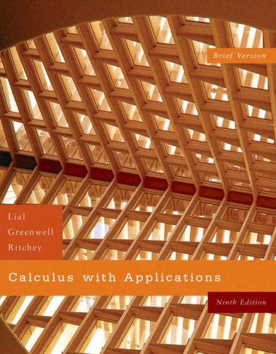 Cover for Calculus with Applications, Brief Version (9th Edition)