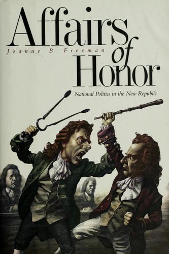 Cover for Affairs of honor