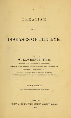 Cover for A treatise on the diseases of the eye