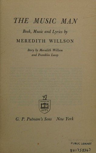 Cover for The music man