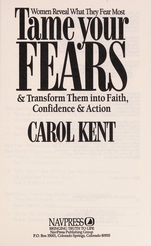 Cover for Tame Your Fears & Secret Longings of The Heart 2-in-1 Edition