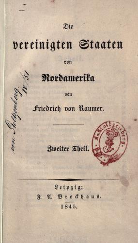 Cover for Die Vereinigten Staaten von Nordamerika