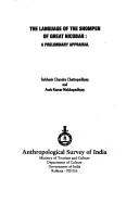 Cover for The language of the Shompen of Great Nicobar