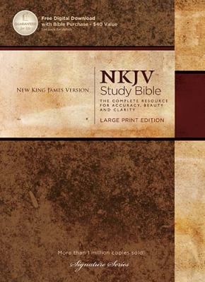 Cover for Study BibleNKJVLarge Print