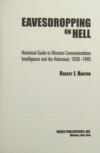 Cover for Eavesdropping on Hell