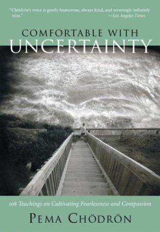 Cover for Comfortable with uncertainty